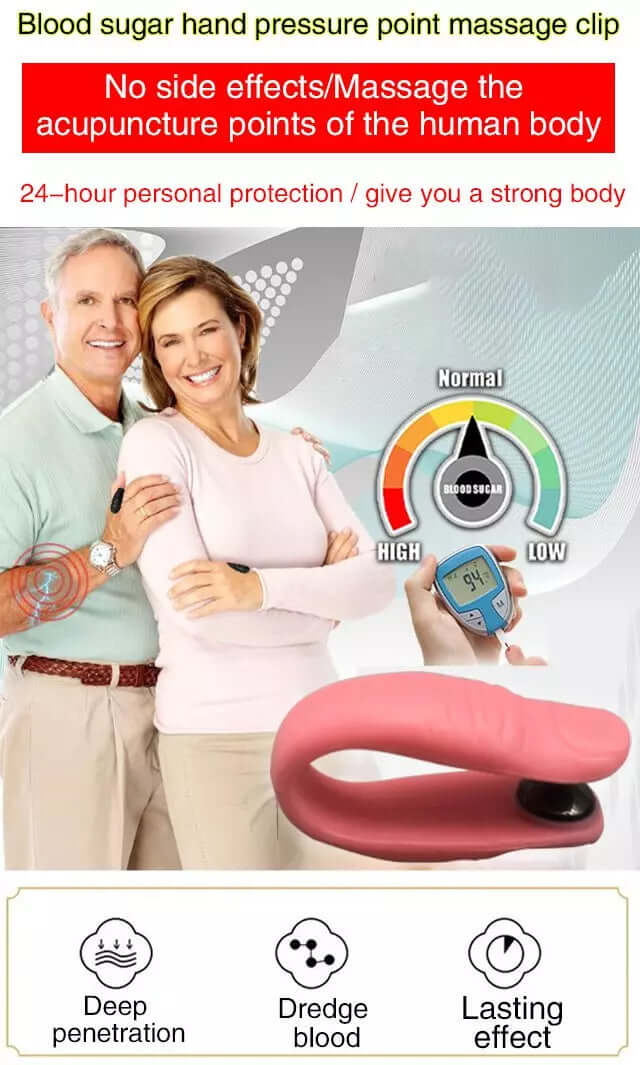 Sugar Control LI4 Acupressure Point Clip (Backed by Science!) – Balance Your Sugar Naturally!