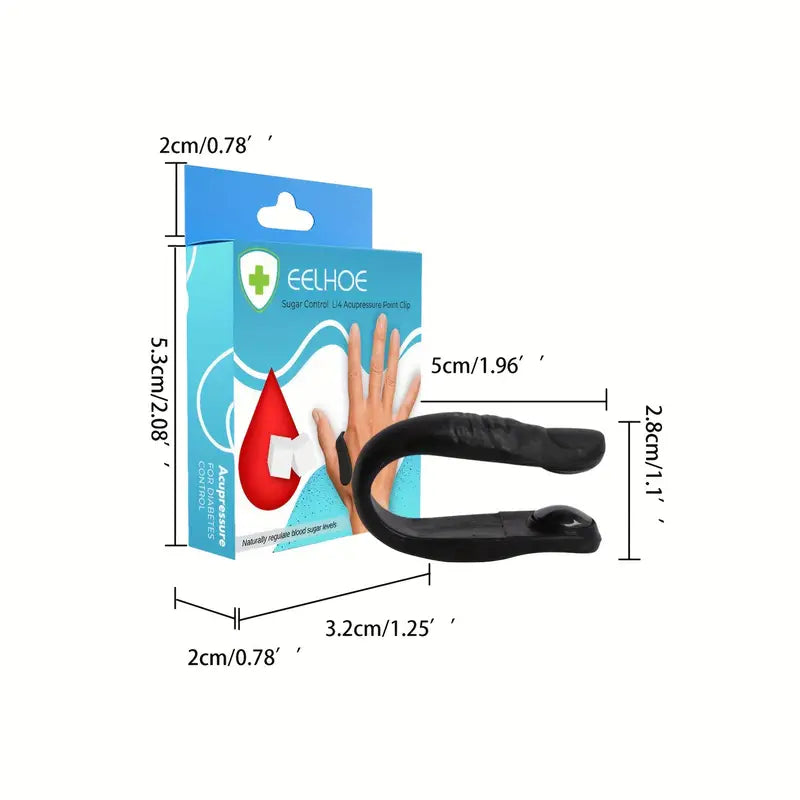 Sugar Control LI4 Acupressure Point Clip (Backed by Science!) – Balance Your Sugar Naturally!