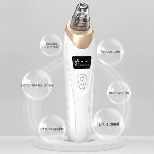 Original Imported 5-in-1 Rechargeable Blackhead Remover & Face Pore Vacuum Cleaner | Deep Clean | 30% OFF Today Only