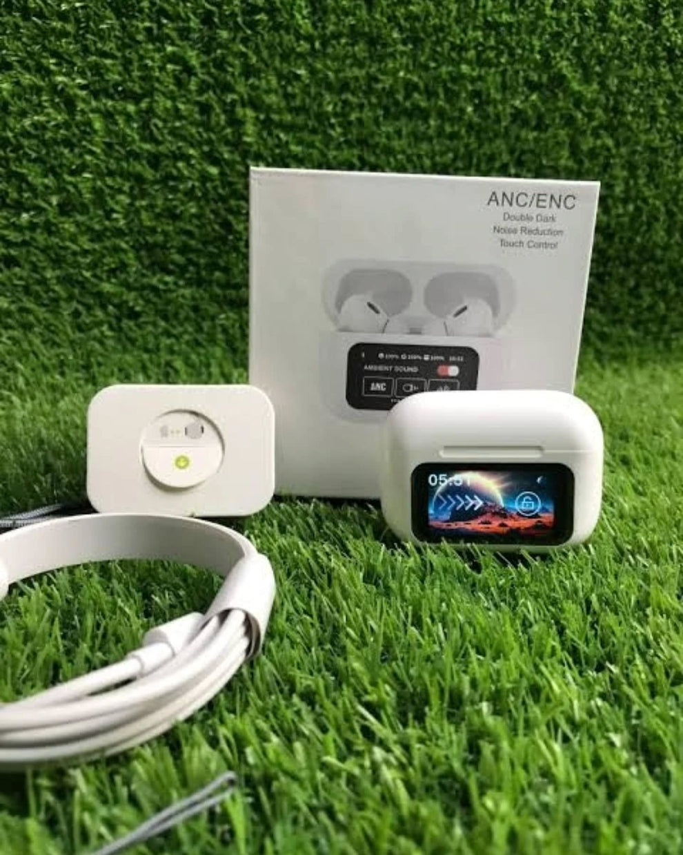 AirPods A9 Pro – Premium Wireless Earbuds with Smart Touch Display & ANC