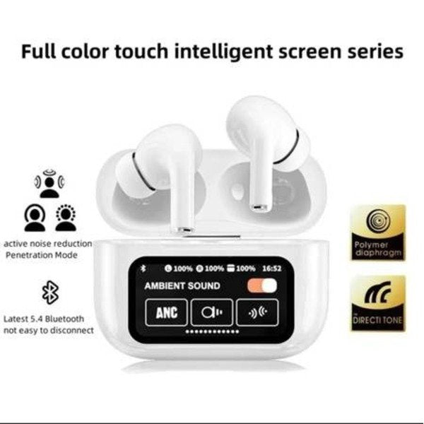AirPods A9 Pro – Premium Wireless Earbuds with Smart Touch Display & ANC