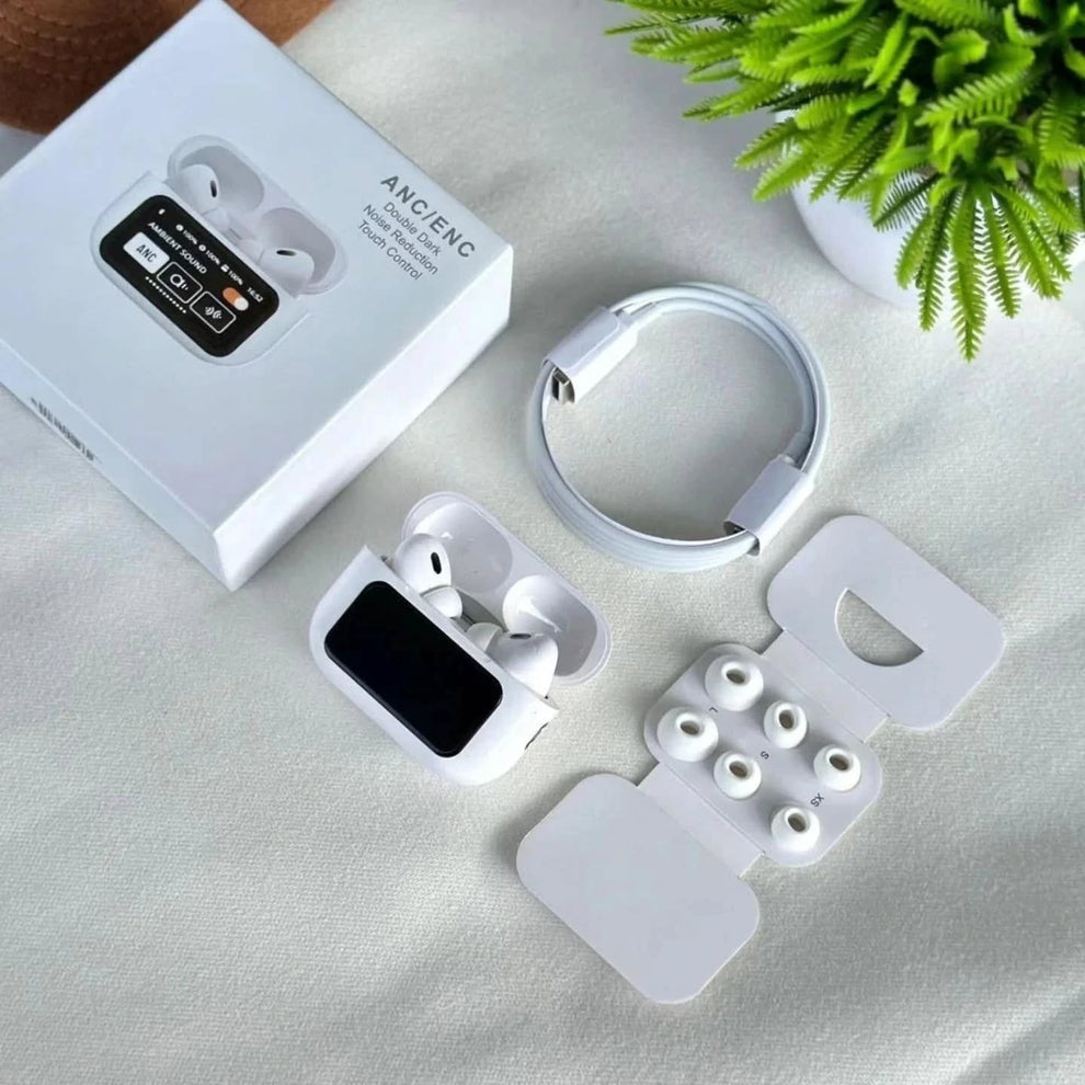 AirPods A9 Pro – Premium Wireless Earbuds with Smart Touch Display & ANC
