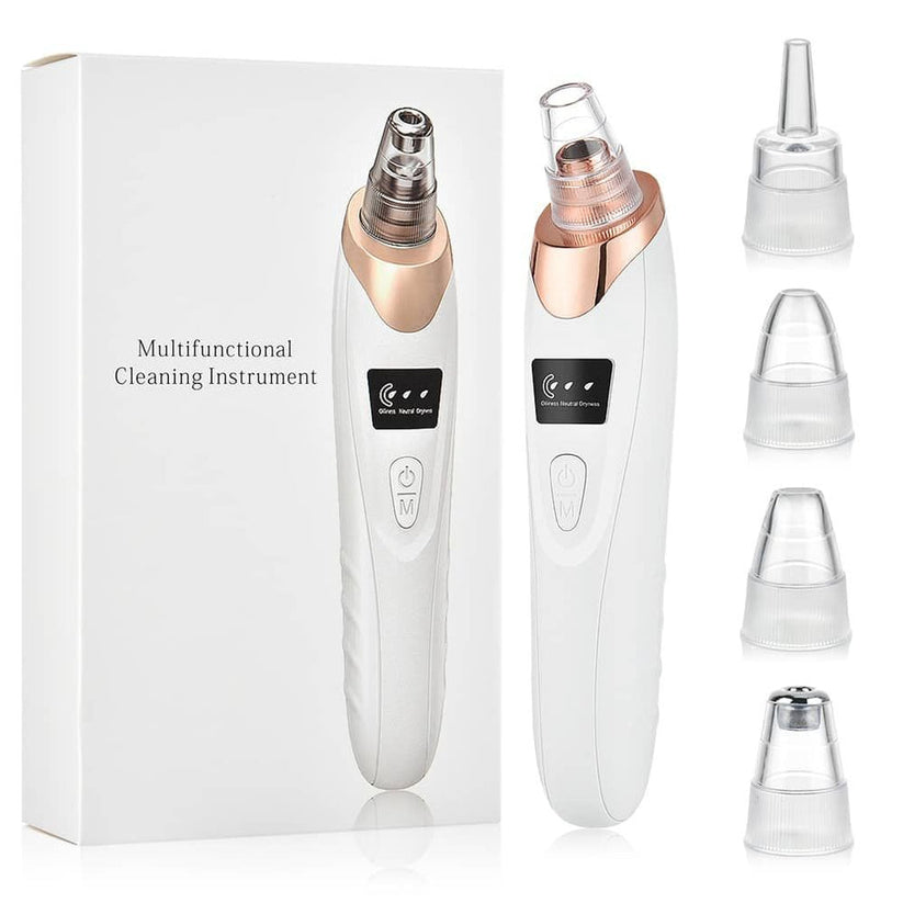 Original Imported 5-in-1 Rechargeable Blackhead Remover & Face Pore Vacuum Cleaner | Deep Clean | 30% OFF Today Only