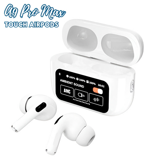 AirPods A9 Pro – Premium Wireless Earbuds with Smart Touch Display & ANC
