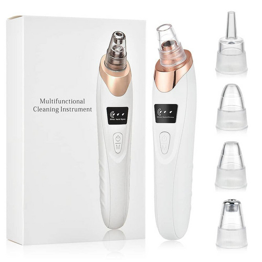 Original Imported 5-in-1 Rechargeable Blackhead Remover & Face Pore Vacuum Cleaner | Deep Clean | 30% OFF Today Only