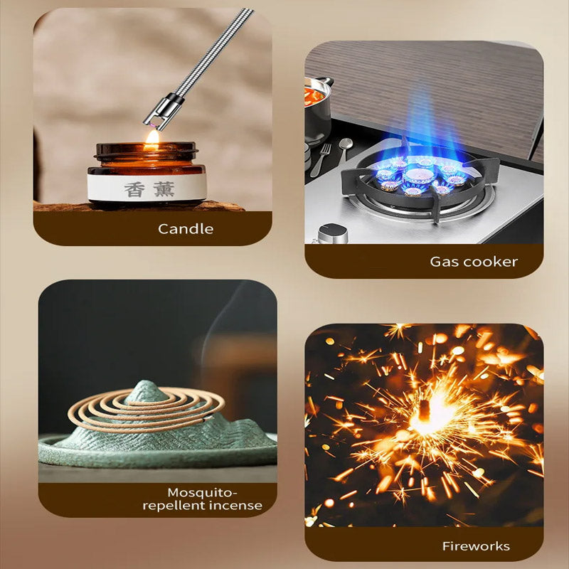 🔥 Original Imported USB Rechargeable Electric Arc Lighter, Flameless and Windproof Technology | 30% OFF For Today Only